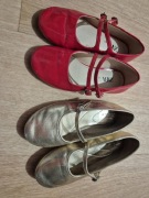 ZARA baletki złoty połysk roz 29