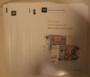 FOLDERY NBP DO 20 zł 2015 1050 rocznica chrztu chrzest Polski  ZESTAW 40 SZ