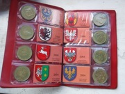 Zestaw 16 szt.Województwa 2 złote 2004-2005 w klaserze Super Stan OKAZJA