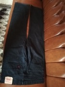LEVI'S, czarne męskie XL, pas 90 cm, jak nowe