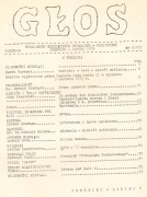 GŁOS. NIEZALEŻ.MIESIĘCZ.SPOŁ-POLIT. 5,7,9,10 (1979-1980) II obieg/"bibuła"