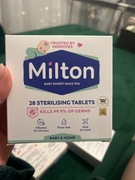 Tabletki Milton do sterylizacji butelek dla niemowlat