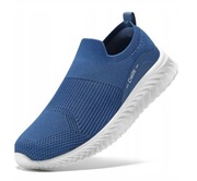 STQ Damskie modne tenisówki wsuwane z pianką zapamiętującą kształt