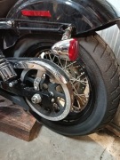 Felga koło tarcza hamulcowa opona Harley Street bob Dyna TYŁ 17x4.50