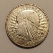 Polska 10 zł 1932 bzm - srebro 