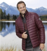Atlas for men kurtka burgundowa przeszycia pikowana XL