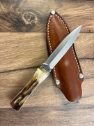 C. I. #559 Japoński nóż do buta z uchwytem z poroża jelenia.