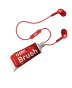 Słuchawki dokanałowe SBS Brush Czerwony