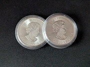 Srebrna moneta 1oz Kanadyjski Liść Klonowy 2018