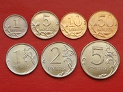 Rosja - zestaw 7 monet