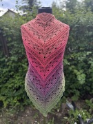 Chusta wykonana na szydełku