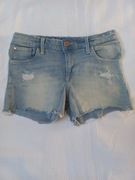 Spodenki krótkie jeans H&M  140 9-10 l dziewczyna