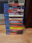 Kolekcja gier PS4, Cyberpunk, Uncharted, Assassin's Creed, Death Stranding