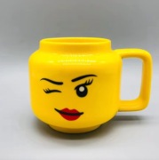 Ceramiczny Kubek z Motywem Głowy Ludzika LEGO 250 ml – Stylowy