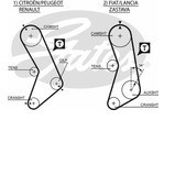 paski rozrządu GATES, Continental i Dayco