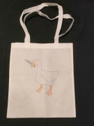 Eko torba shopper gęś z nożem honk