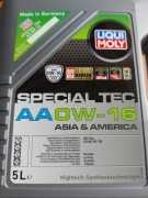 Olej silnikowy LIQUI MOLY 0W16 5L SPECIAL TOPTECAA