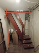 Schody zabiegowe kacze