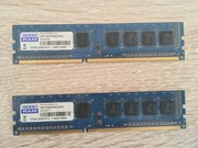 GOODRAM, pamięć DIMM do komputera, DDR3 1333MHz 4GB (2x2GB), GR1333D364L9/2