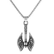 Naszyjnik srebrny topór siekiera keatos god of war