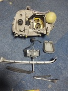 reflektor wycieraczka listwa pod lampę  w140 coupe xenon brak klosza 