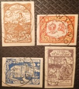 Litwa Srodkowa Fi 44-47 / kasowane,ciete