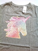 GAP koszulka | magiczny jednorożec | odwracalne cekiny | nowa | 10 11lat