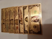 Złote banknoty USA