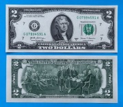 2 Dolary 2017 seria G - USA - UNC - z paczki .