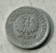 1 zł 1957  rzadki  rocznik Stan ! WYPRZEDAŻ 