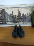Buty męskie skórzane JOMOS – czarne, komfortowe (Made in Germany)