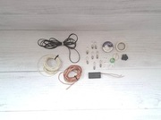 Zestaw Elektronika Kabel Przewód Żarówka 3W Izolacja Przełącznik 18 El