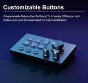 Panel klawiatura skrótów konfigurowalnych Photoshop APremier Davinci etc