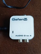 Konwerter sygnału optycznego na analogowy RCA Gefen Tv Audio Digital to A