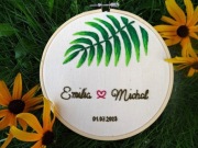 Haftowana palma Prezent urodziny rocznica imieniny