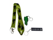 Zestaw dla fanów Billie smyczka na klucze breloczek blohsh i piosenką NDA