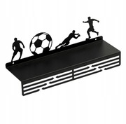 Wieszak na medale PIŁKARZE z półką Piłka Nożna 15404