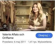 Valerie Aflalo for Oriflame kolekcja vintage zegarek unikat Stockholm 