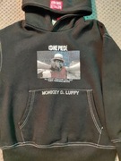 Bluza ZARA czarna z kapturem. 