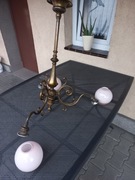 Stary  żyrandol 3 ramienny wysokości 70cm