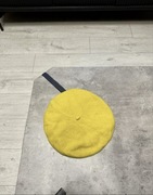 Beret damski musztardowy