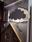 Lampa, lampka ścienna chmurka, chmura