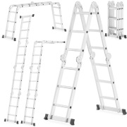 Drabina aluminiowa MacAlister 4x3 stopnie