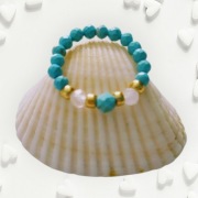 Pierścionek z Turkusu i Kryształu