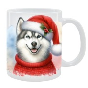 KUBEK Z PSEM Husky syberyjski - IDEALNY PREZENT, PERSONALIZACJA,24H WYS