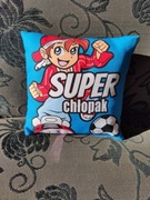 Poduszka poduszeczka Super Chłopak upominek na Dzień Chłopaka