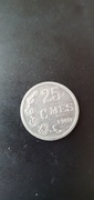 Luksemburg 25 centimes 1960 rok