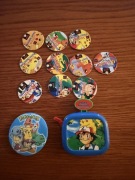 Wyrzutnia Pokémon Tazo Shooting Toy + Zestaw Żetonów + Przypinka