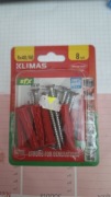 Kołki uniwersalne 8x40/60 Wkręt-met KLIMAS blister 8 sztuk 