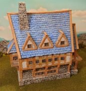 Warhammer Bretonnia Empire Dom 6 budynek makieta druk 3D